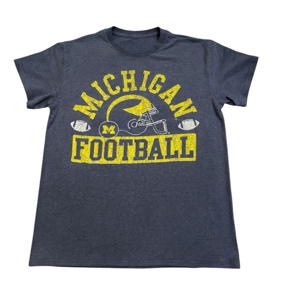Kids Michigan Football Graphic T-Shirt - Gray - Picture 1 of 2